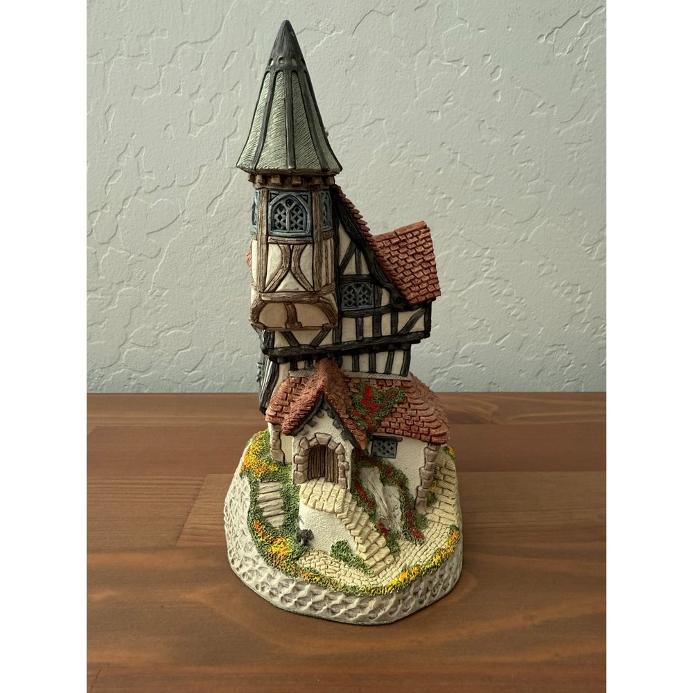VINTAGE DAVID WINTER COTTAGES THERE WAS A CROOKED HOUSE 1986